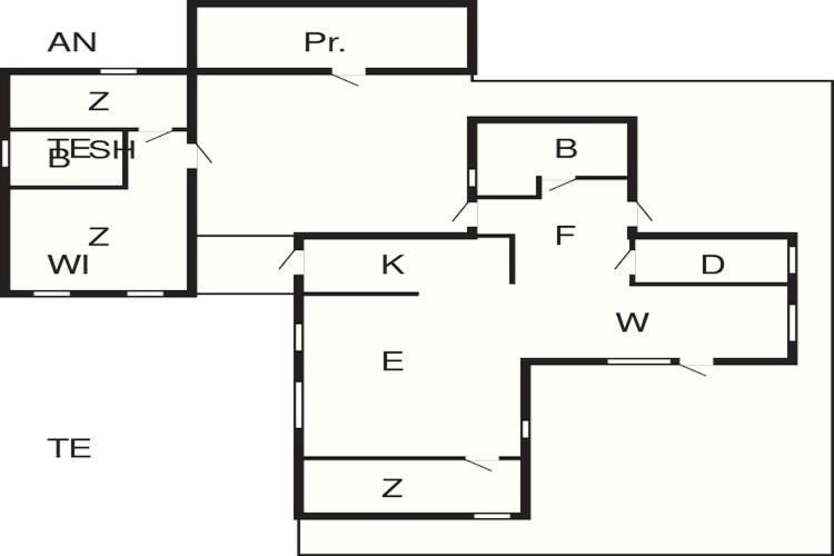 7 Person Holiday Home In Fan Fanø Kültér fotó